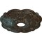 Ekena Millwork Rotherham Ceiling Medallion (Canopies up to 3 1/2"), 18"OD x 3 1/2"ID x 1 1/2"P, Bronze Blue Patina CM17ROBBS - alternate 4